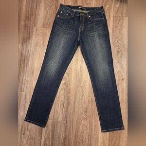 Levi's Dark Blue Mid Rise Skinny Jeans